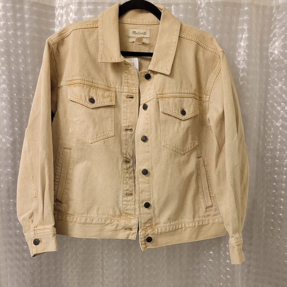 Madewell Boxy Crop Denim Jacket